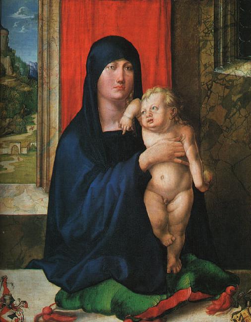 Albrecht Durer Madonna and Child_y oil painting picture